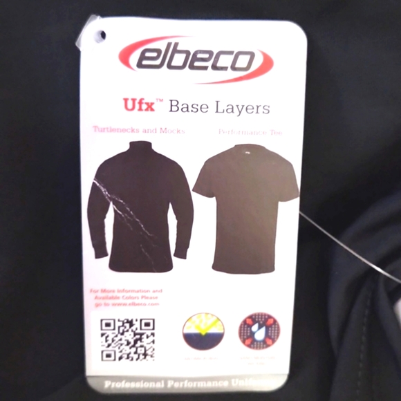 USFS Forest Service Elbeco Ufx Base Layers Black Mock Turtleneck Men's Medium - Picture 6 of 10